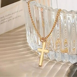 Gold Cross Anklet Bracelet